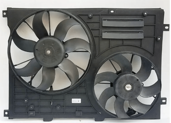 Car radiator/air conditioner condenser fan set